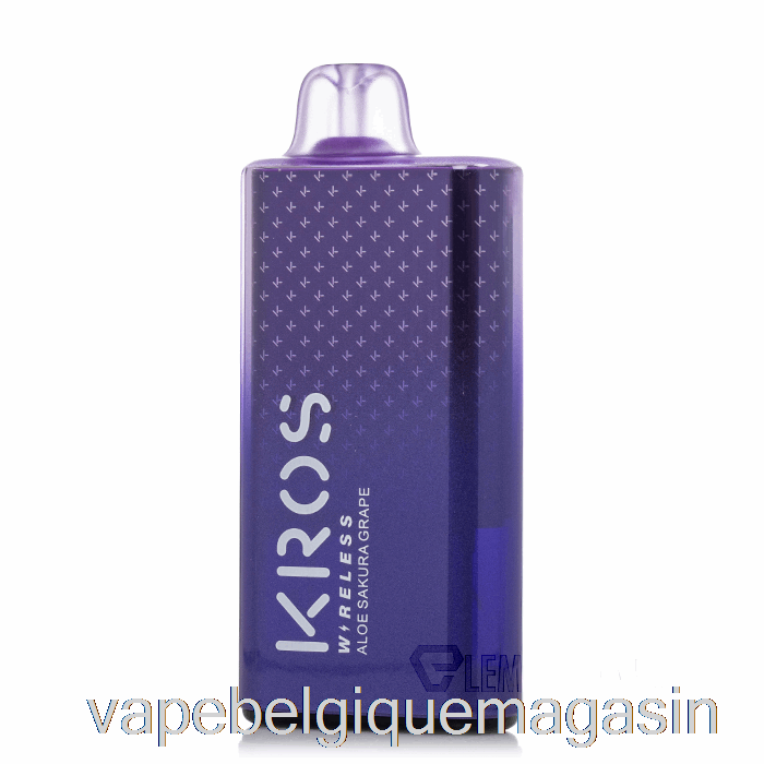 Vape Jetable Kros Sans Fil 9000 Jetable Aloe Sakura Raisin